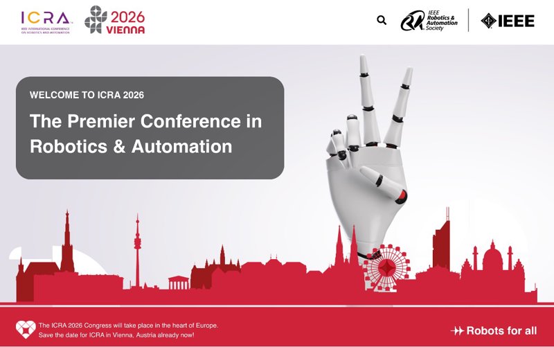 ICRA 2026 Vienne : La première conférence de robotique et d'automatisation revient en Europe