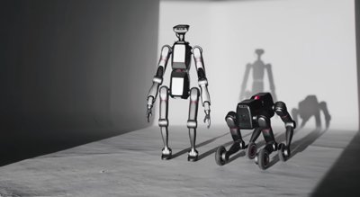Diagram showing the modular components and configurations of the LimX Dynamics Tron2 robot.