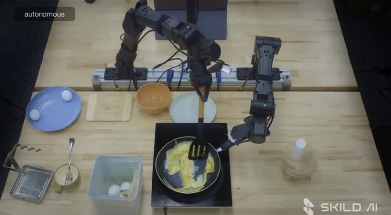Skild AI leert robots koken via YouTube