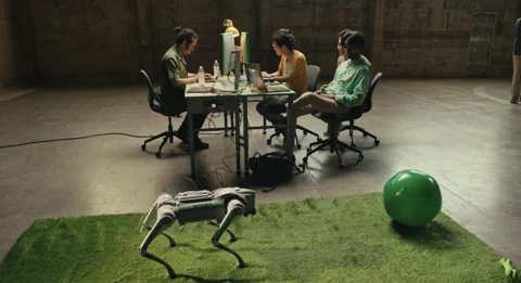 Claude AI di Anthropic insegna nuovi trucchi a un robot cane