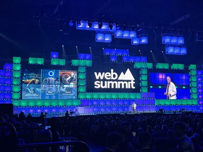 Le PDG de Boston Dynamics, Robert Playter, discutant de l'avenir de l'IA en robotique au Web Summit