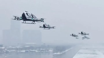 China geeft autonome luchttaxi's groen licht