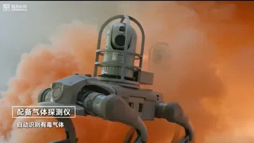 GENISOMAI Robot Hond Tart Északi Hidegben Tűzoltásra