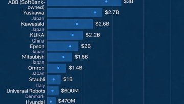 Vergeet humanoïden: Azië domineert de fabrieksvloer met patenten