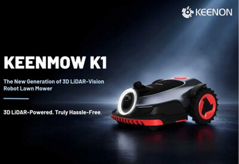 Keenmow K1 : le LiDAR industriel arrive dans votre jardin