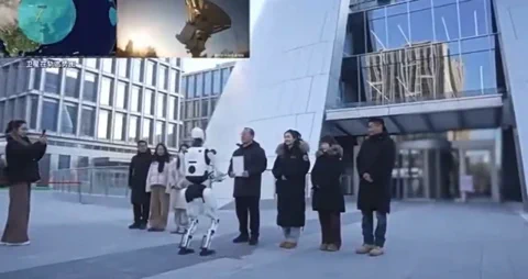 Tiangong: il robot umanoide che si controlla via satellite