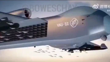 China's 16-tons drone-moederschip 'Jiu Tian' kiest het luchtruim