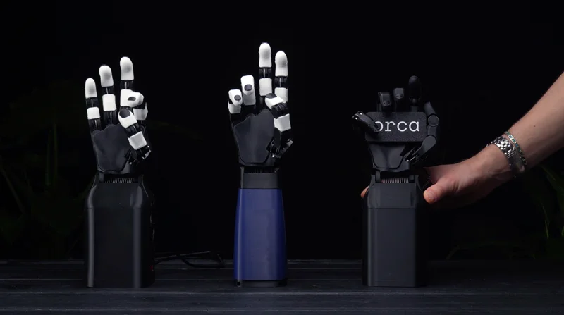 ORCA lancia 3 mani robotiche open-source da 1.500 $