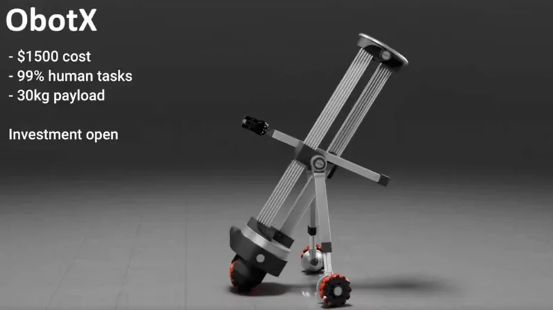 ObotX: Kołowy robot za 1500$ wyręczy nas w 99% zadań?