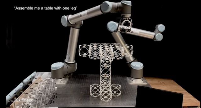 Un robot du MIT assemble des meubles par commande vocale