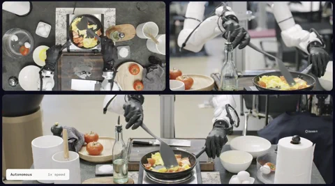 Il nuovo cervello robotico di Genesis AI cucina e suona il piano