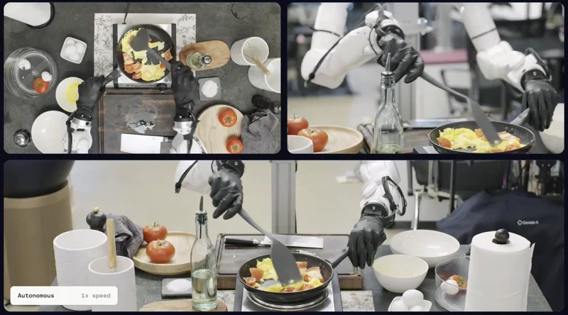 Le cerveau robot Genesis AI cuisine et joue du piano