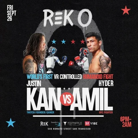 Fundador da Twitch vs Lutador do UFC: Duelo de Robôs em VR