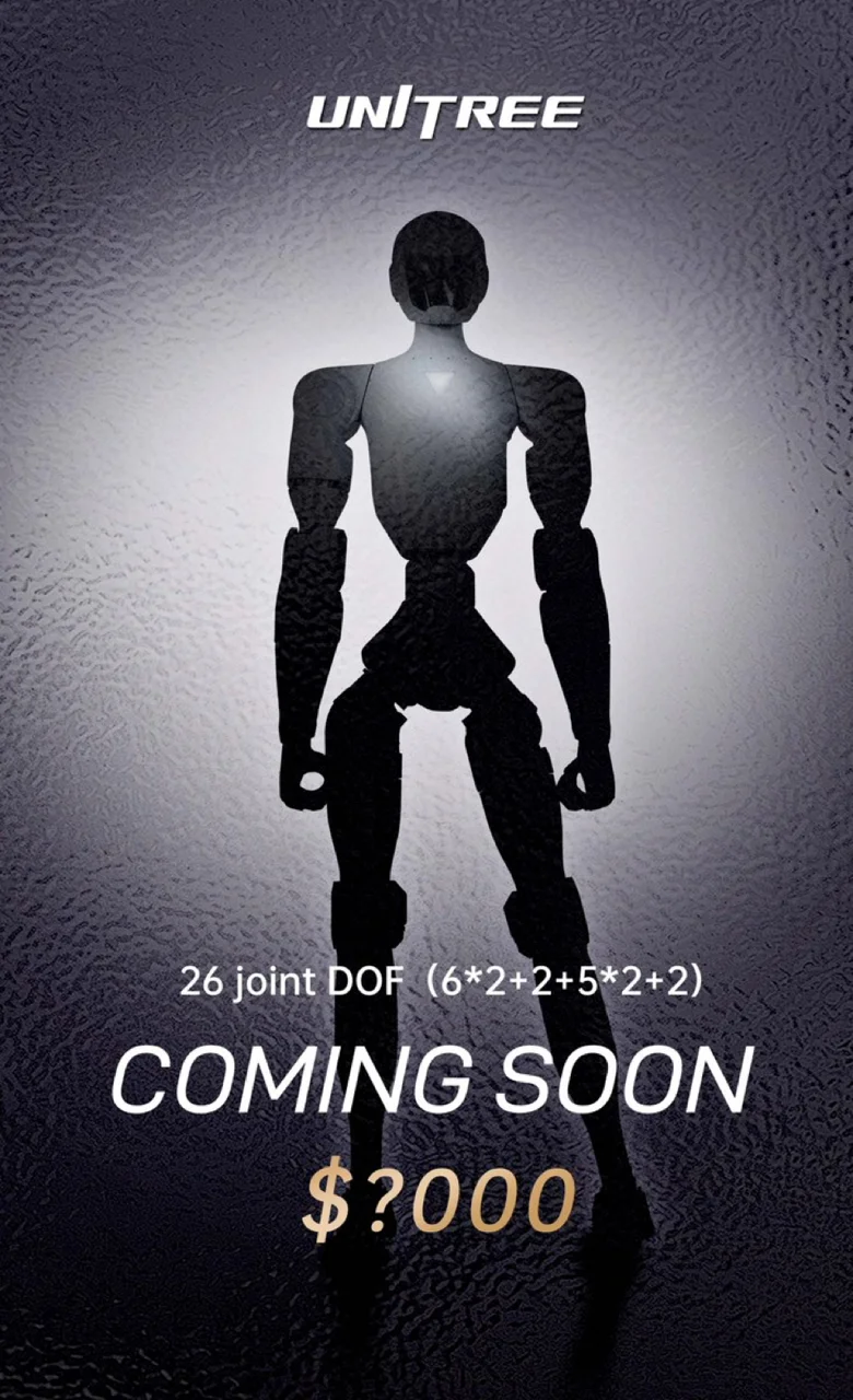 Unitree svela il nuovo robot umanoide con AI incorporata