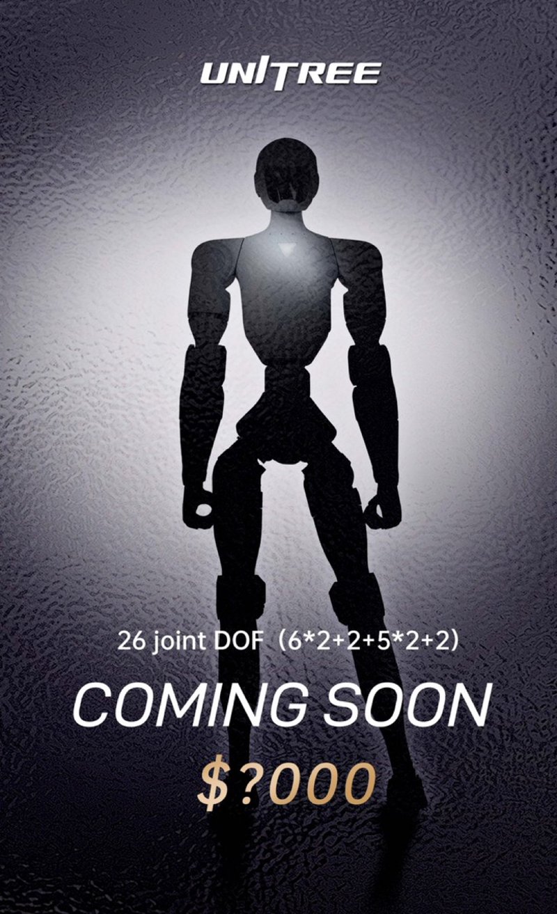 Taispeánann Unitree Róbat Humanóideach Nua le AI Ionchorpraithe