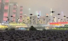 China leidt droneschwermtechnologie met betoverende vertoning