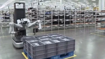 AGIBOT's A2-W Robot Revolutioneert Fabriekslogistiek