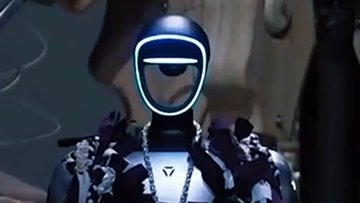 Unitree G1 Robot loopt over de catwalk van de Shanghai Fashion Week