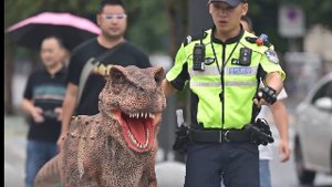 Il robot TRON1 di LimX Dynamics sfodera il suo dinosauro interiore
