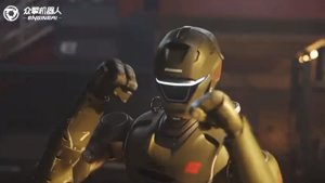 Il robot EngineAI T800 si allena nei calci volanti