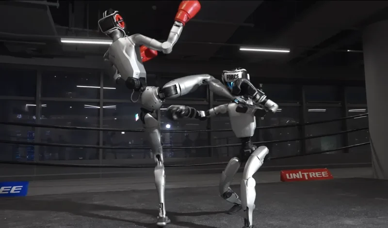 Unitree H2 Robot Fight Club: Pierwsza runda