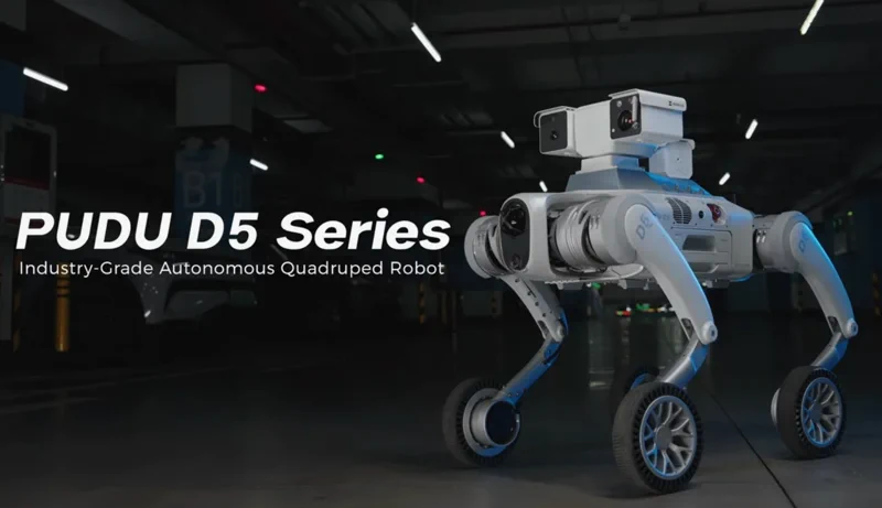 Pudu D5: Il Nuovo Robot Cane per la Fabbrica