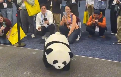 Il robot panda di AGIBOT fa i salti mortali. Davvero.