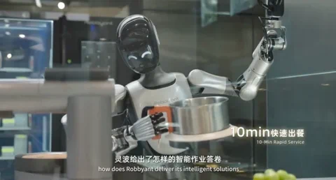 Los robots con IA de Ant Group ya son chefs a tiempo completo