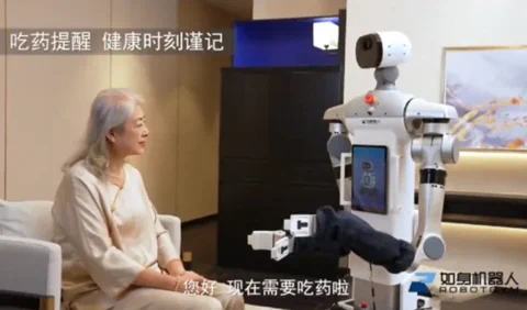 Il robot Rushen cinese vuole essere il nuovo coinquilino della nonna