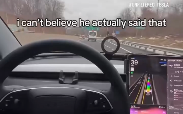 AI Grok v Tesle si nebere servítky a brutálně stírá řidiče