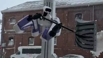 Reflex-robot ruilt magazijn in voor sneeuw en kou