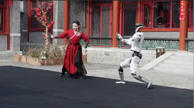 ROBOTERA's L7 Robot Welcomes Lunar New Year with a Sword Dance