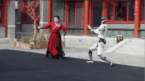 ROBOTERA's L7 Robot Welcomes Lunar New Year with a Sword Dance