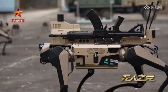 China's New Robot Wolf Pack Comes with Rifles and Missiles