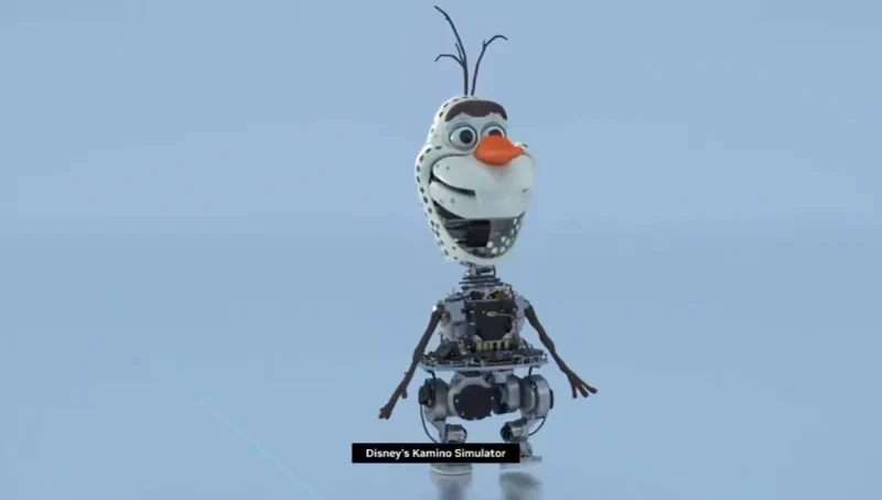 L'Olaf robotico di Disney: adorabile e futuristico 🤖⛄
