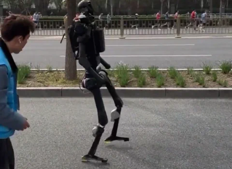 Questa mezza maratona per robot è un disastro glorioso
