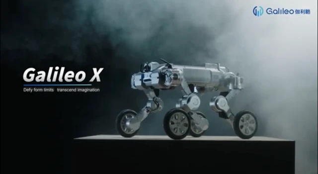 Robot Galileo X: Koła, stawy 360 stopni i 200 kg udźwigu