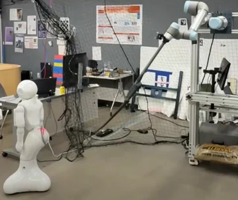 CMU uczy ramię robota biczowania robota Pepper dla nauki