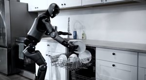Robot podejmuje się domowych obowiązków w pokazie kuchennym