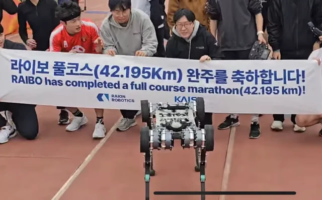 Raibo: The Marathon-Running Quadruped Robot